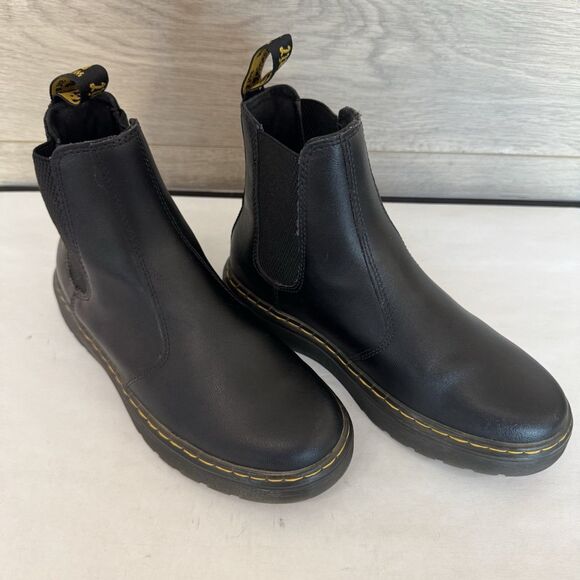 Dr. Martens Dorrian AirWair Black Leather Chelsea Ankle Boot Women 6 Grunge Goth - Picture 12 of 12